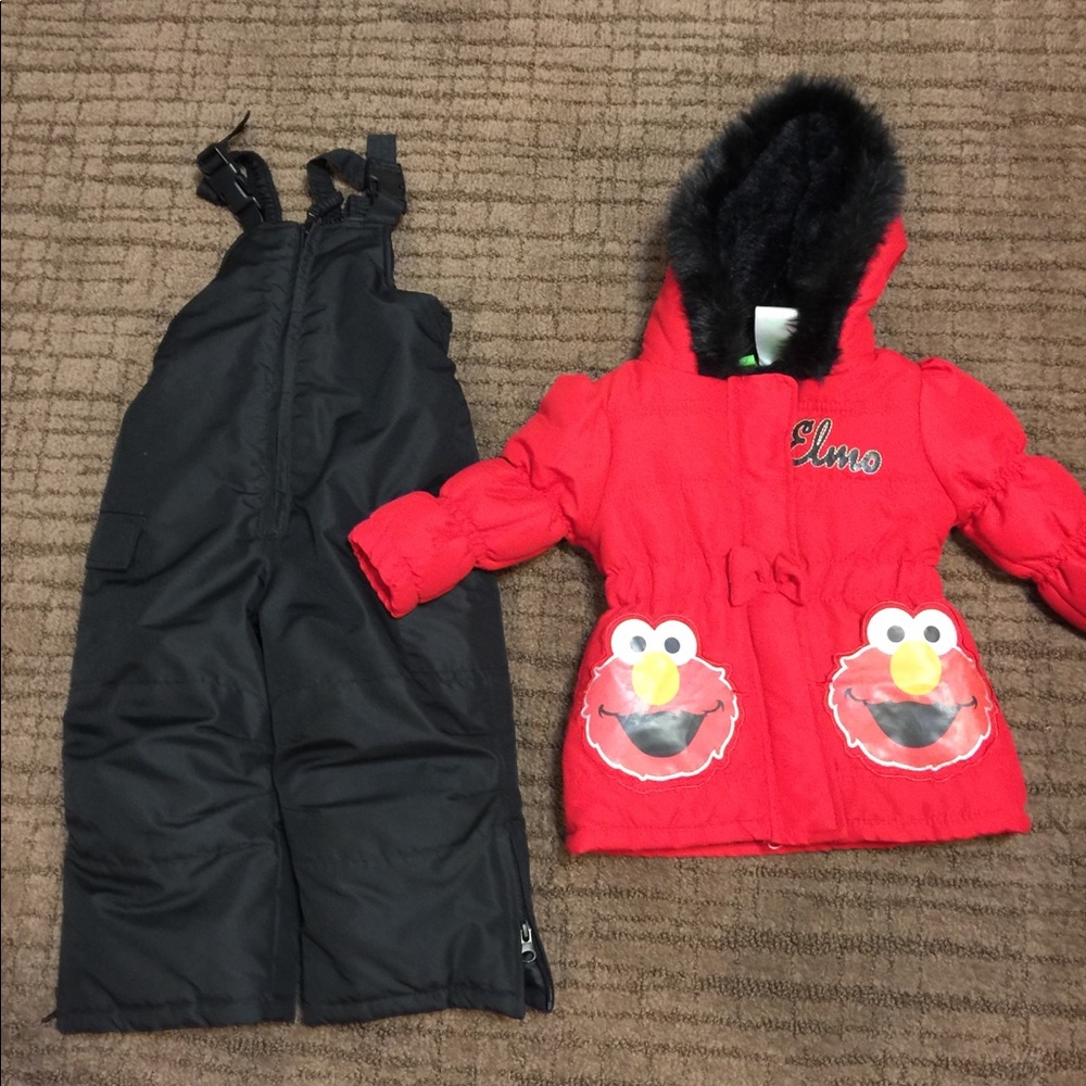 Sesame Street Elmo Snow Suit Brand New 2T